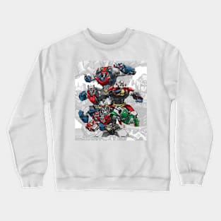 Back to the 70's anime & robots Crewneck Sweatshirt